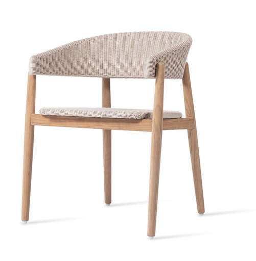 [VINCE-GD042S007] Ruokapöydän tuoli Mona, Old Lace