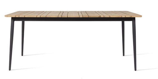 [VINCE-GT074W002] Ruokapöytä Leo 180 x 90 cm, tiikkikansi