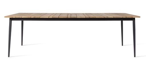 [VINCE-GT073W002] Ruokapöytä Leo 240 x 100 cm, tiikkikansi