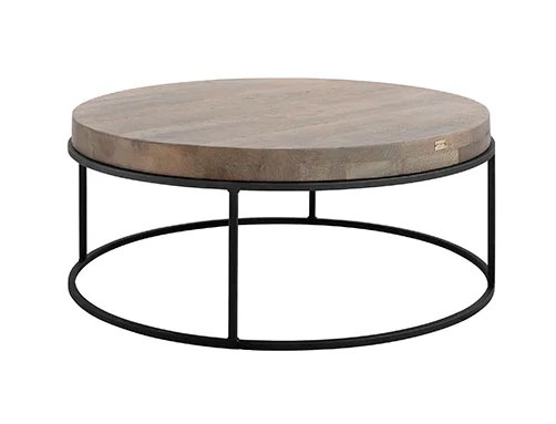 [ARTW-04-81101] Pyöreä sohvapöytä Carlisle 90 cm, Silverstone