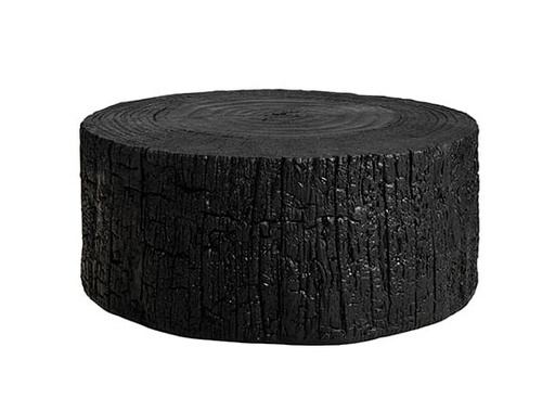 [ARTW-12-00519] Sohvapöytä Timber 90 cm, musta