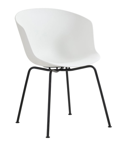 [WENDE-FCH-MM/2-WHITE] Ruokapöydän tuoli Mono V2, valkoinen