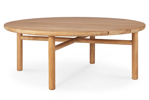 [ETHNI-10265---/A1955] Sohvapöytä Quatro Outdoor 95 cm, tiikki