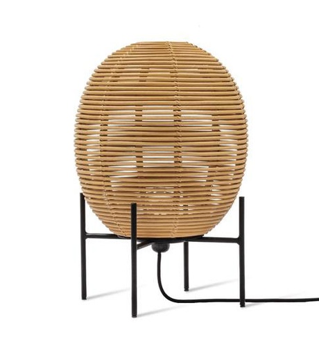 [VINCE-LA017I206] Pöytävalaisin Sari, rottinki