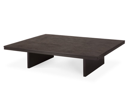 [ETHNI-12256] Sohvapöytä Grooves 140 x 110 cm, tiikki