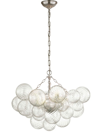 [JN 5111BSL/CG-EU] Kattovalaisin Talia Medium Chandelier, Silver
