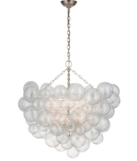[VCC-JN 5113BSL-CG-EU] Kattokruunu Talia Grande Chandelier, Silver