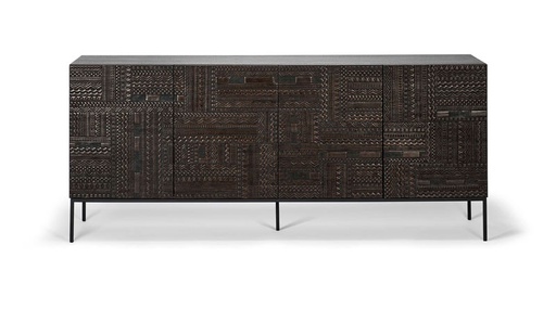[ETHNI-12189---/D320] Senkki Ancestors Tabwa 200 x 85 cm
