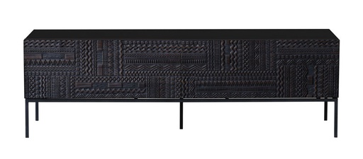 [ETHNI-12197---/D317] Tv-taso Ancestors Tabwa 160 x 45 cm
