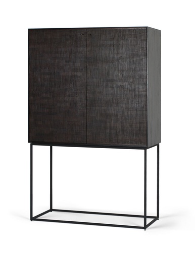 [ETHNI-12250---/C2185] Kaappi Grooves 102 x 162 cm, tiikki