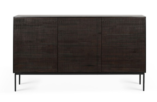 [ETHNI-12252---/D348] Senkki Grooves 152 x 87 cm, tiikki