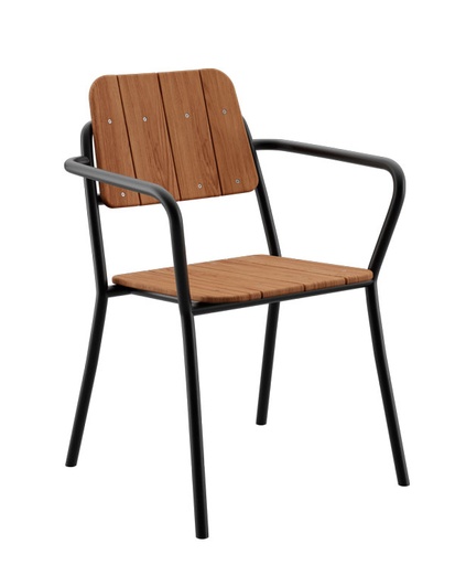 [SACKit-8603235] Tuoli Kirra Patio, Noir