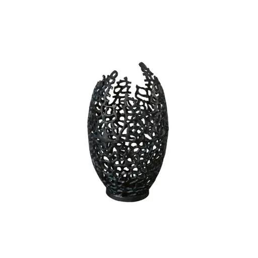 [ARTW-06-32819] Lyhty Bari 30 cm, Black