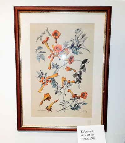 [outlet-kukka-taulu-45x60cm] Kukkataulu 45 x 60 cm