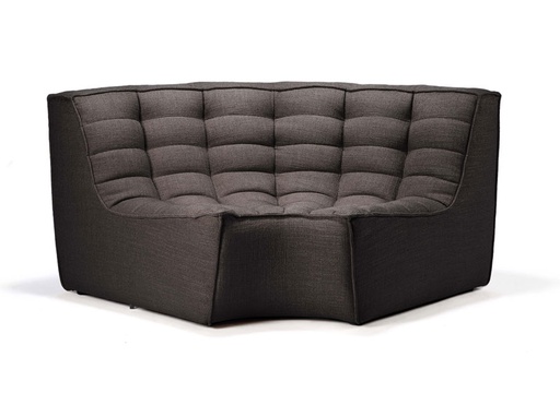 [ETHNI-20213---/I1019] Pyöreä kulmaosa N701, Dark Grey