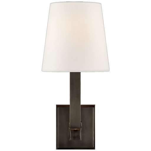 [VCC-SL 2819BZ-L-EU] Seinävalaisin Square Tube Single Sconce, Bronze