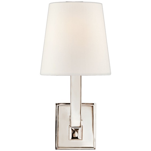 Seinävalaisin Square Tube Single Sconce, Nickel