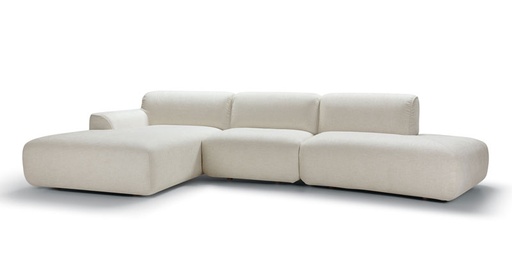 [BOS-E1711-5028-4L-PG3-Candy 1] Divaansohva Emily SET 3, vasen, Candy Natural