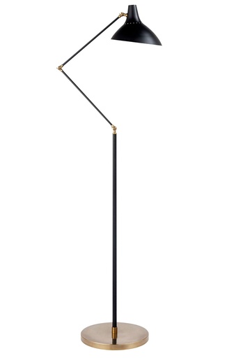 [VCC-ARN 1006BLK-EU] Lattiavalaisin Charlton Floor Lamp, Black