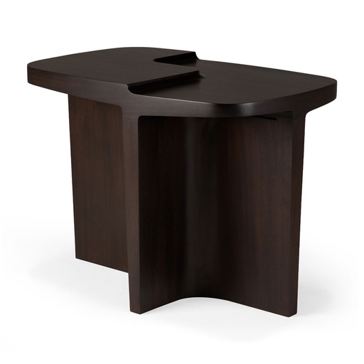 [ETHNI-35160] Sivupöytä Brutalist 60 x 40 cm, mahonki