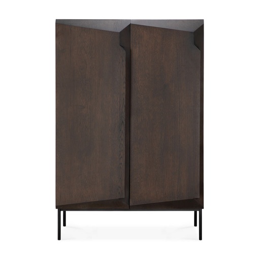 [ETHNI-50441] Kaappi Stairs 100 x 150 cm, tammi, tummanruskea