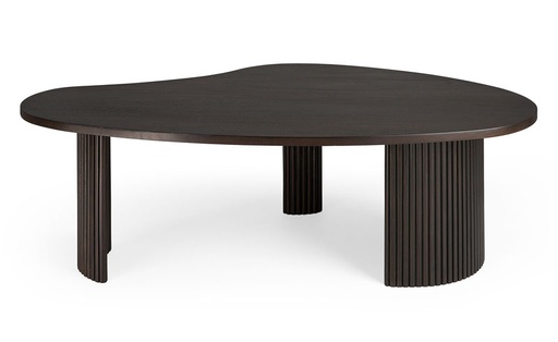 [ETHNI-35007---/A1919] Sohvapöytä Boomerang 125 x 75 cm, mahonki