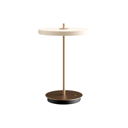 [UMAGE-2500] Ladattava pöytävalaisin Asteria Move, Pearl White