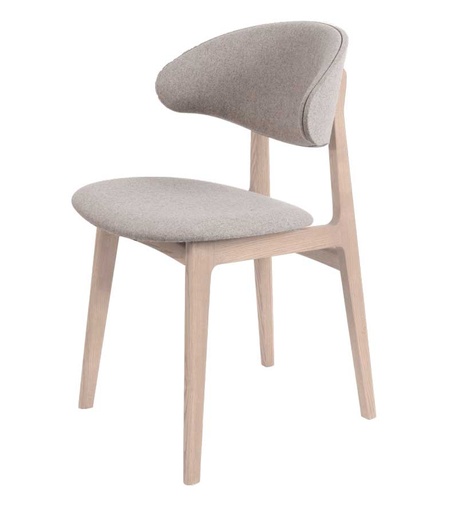 [K&K-KC02-CO-162-WOOLY2151-UP] Tuoli RAM Wood Comfort, saarni C16, kangasverhoilu, Beige