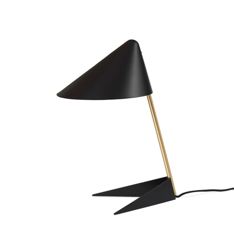 [WN--421-0025] Pöytävalaisin Ambience, Black/Brass