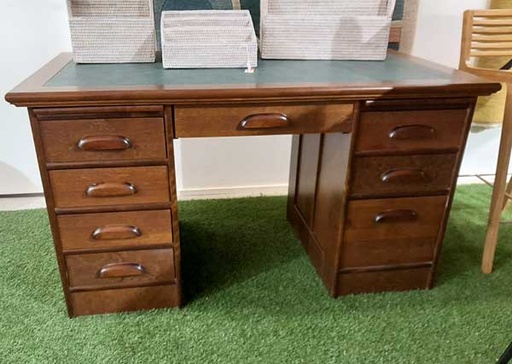 [outlet-5-03-tr-] Boknäs Kirjoituspöytä laatikostoilla 140 x 76 cm, tummanruskea