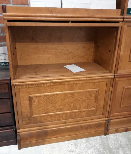 [outlet-boknas-secondhand-k122] Boknäs mappihylly 87 x 122 cm, keskiruskea