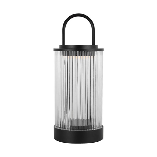 Ladattava pöytävalaisin Tawa, Black, ulkokäyttöön