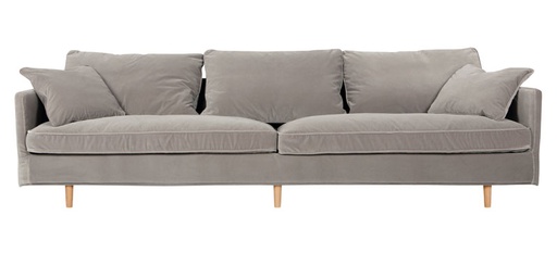 [BOS-E1333-0902-4L-lar28-excl-/I1180] Sohva Julia Lux 4:n istuttava, Grey