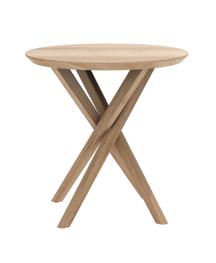 [ETHNI-50541---/A1257] Sivupöytä Mikado 50 cm, tammi