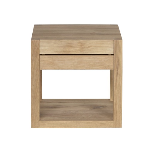 [ETHNI-51140---/A321] Yöpöytä laatikolla Azur 48 x 48 cm, tammi