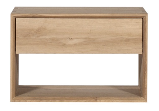[ETHNI-51175---/A322] Yöpöytä Nordic 57 x 40 cm, tammi