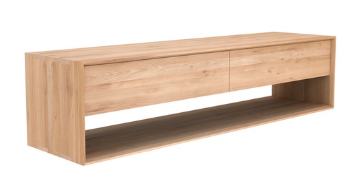 [ETHNI-51440---/D65] Tv-taso Nordic 180 x 46 cm, tammi