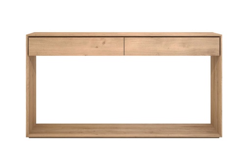 [ETHNI-51447---/A327] Konsolipöytä Nordic 120 x 40 cm, tammi