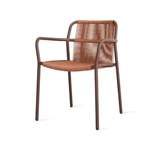 [VINCE-GD025A030S051] Ruokapöydän tuoli Sweep, Rust/Cinnamon