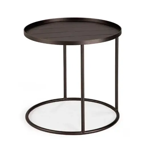 [ETHNI-30006] Tarjotinpöytä Tray Outdoor 49 cm, Dark Bronze