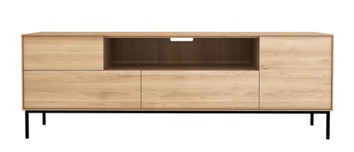 [ETHNI-51466---/D295] Tv-taso Whitebird 180 x 45 cm, tammi