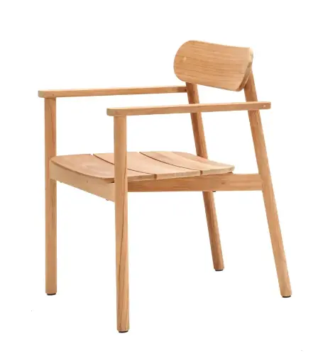 [VINCE-GD190W002] Ruokapöydän tuoli Freya, tiikki