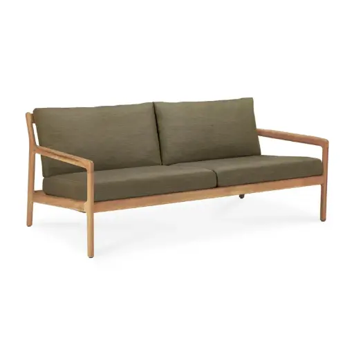 Sohva Jack Outdoor 180 cm, tiikki, pehmusteella, eri värejä