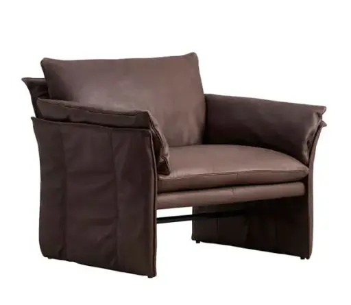 [ARTW-04-00172] Nojatuoli Harlem, nahkaverhoilu