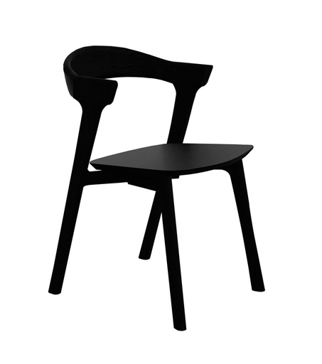 [ETHNI-51491---/B1512] Ruokapöydän tuoli Bok, tammi musta