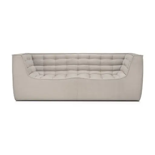 Sohva N701, käsinojat, Beige, useita kokoja