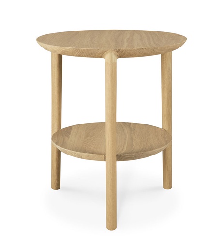 [ETHNI-51501---/A2030] Sivupöytä Bok 43 cm, tammi