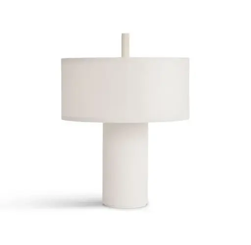 [NW-21361-WHITE] Ladattava pöytävalaisin Margin, White Canvas