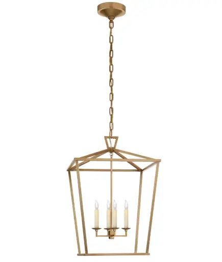 [VCC-CHC 2165AB-EU] Kattovalaisin Darlana Medium Lantern, Brass