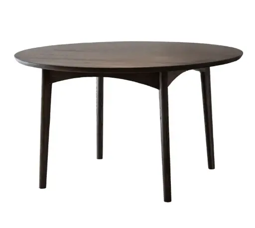 [K&K-C4-51-C15-2] Pyöreä ruokapöytä Klassi 130 cm, saarni C15